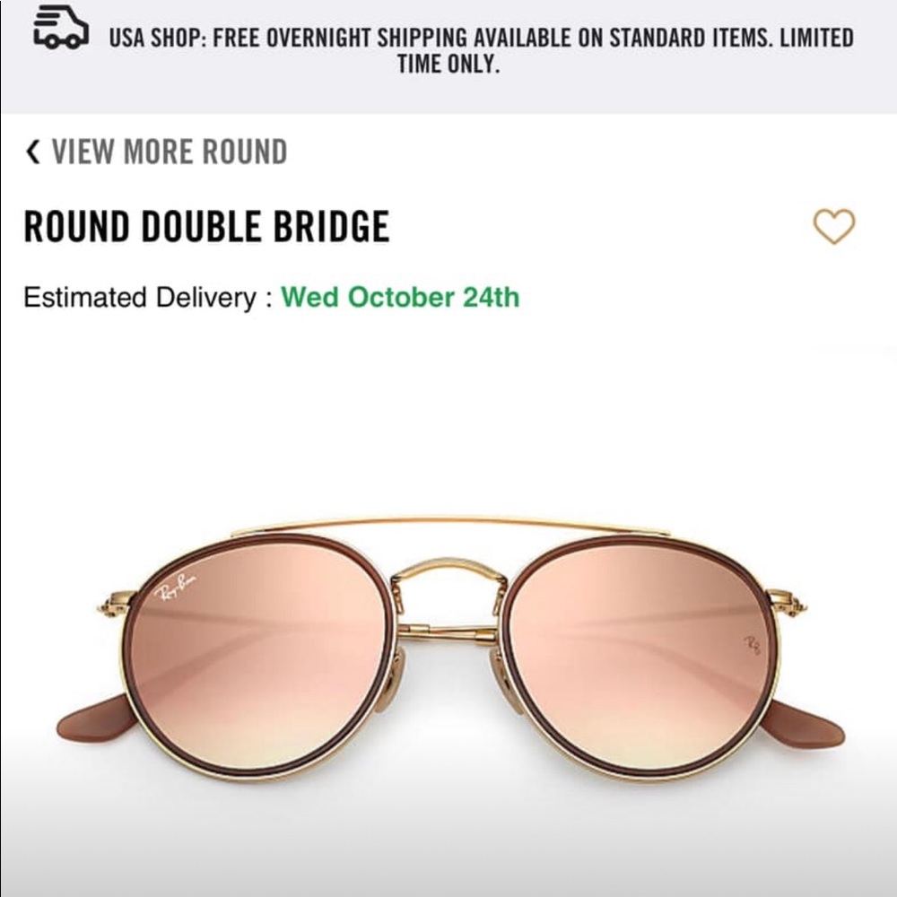 Rose Gold Ray-Bans
